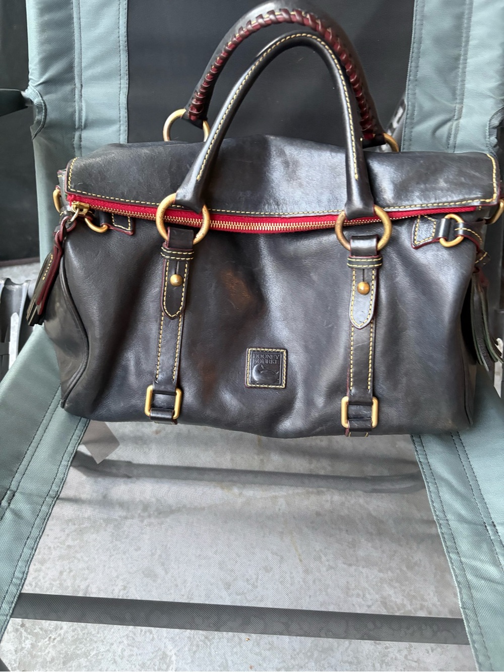 Dooney and Bourne Classic Leather bag and strap